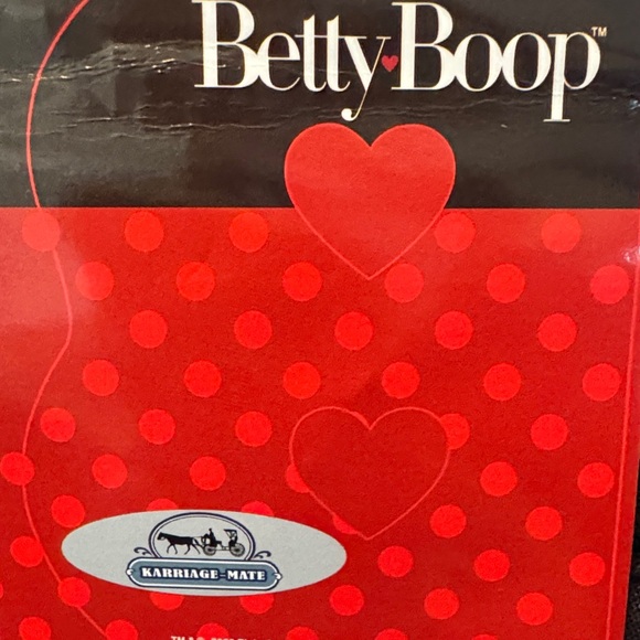 Betty Boop Black Bag with Colorful Lip Design - Picture 10 of 10